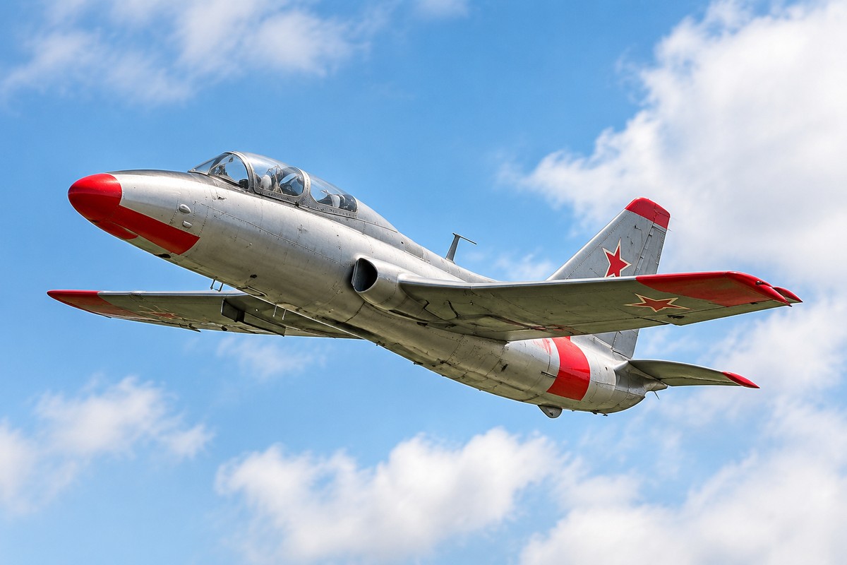 Полет на истребителе L-29