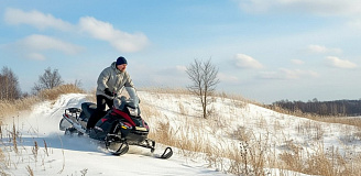 Катание на снегоходах